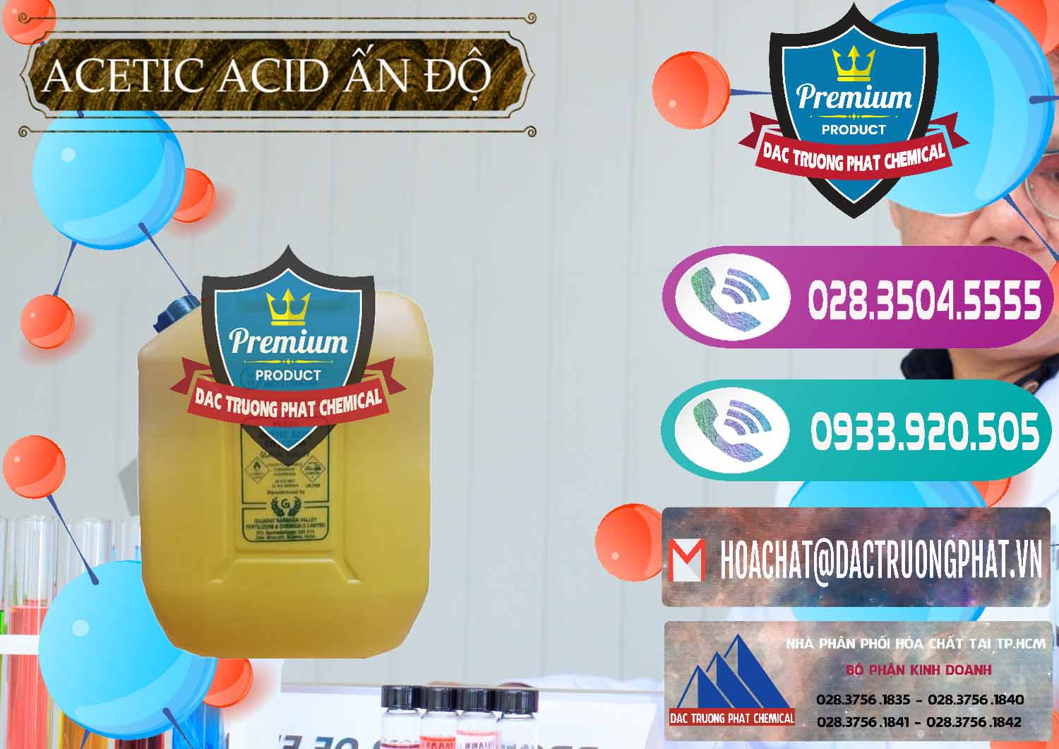 Nơi chuyên bán _ cung cấp Acetic Acid – Axit Acetic Ấn Độ India - 0359 - Cty chuyên phân phối _ nhập khẩu hóa chất tại TP.HCM - hoachatxulynuoc.com