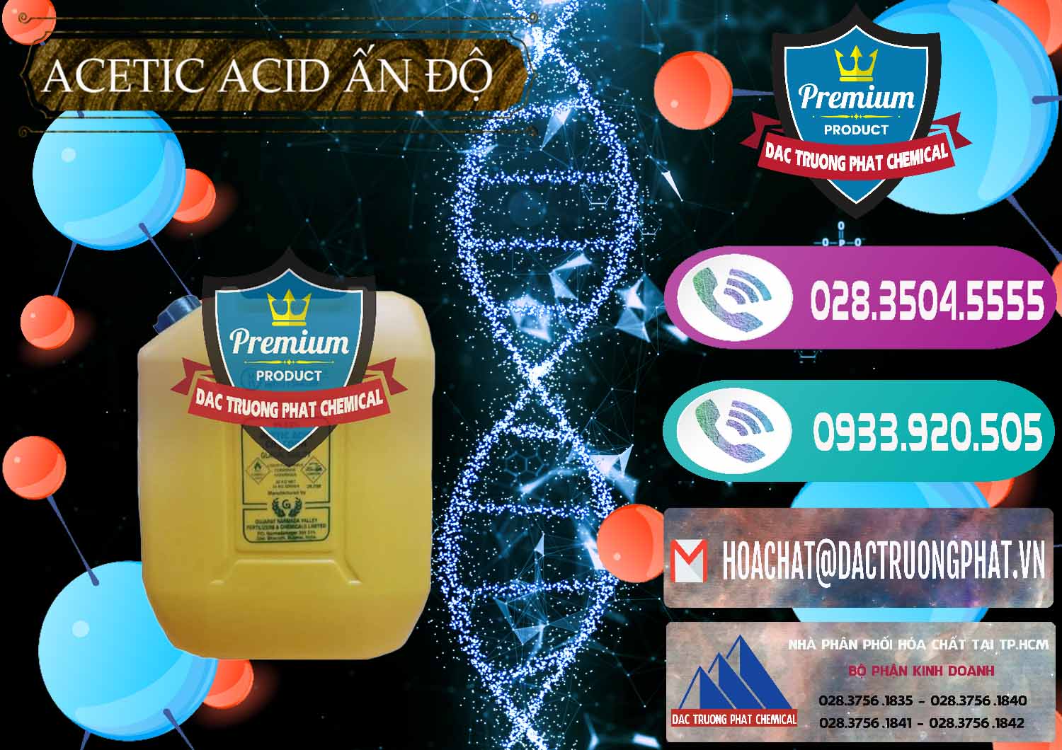 Đơn vị phân phối ( bán ) Acetic Acid – Axit Acetic Ấn Độ India - 0359 - Đơn vị chuyên kinh doanh và cung cấp hóa chất tại TP.HCM - hoachatxulynuoc.com