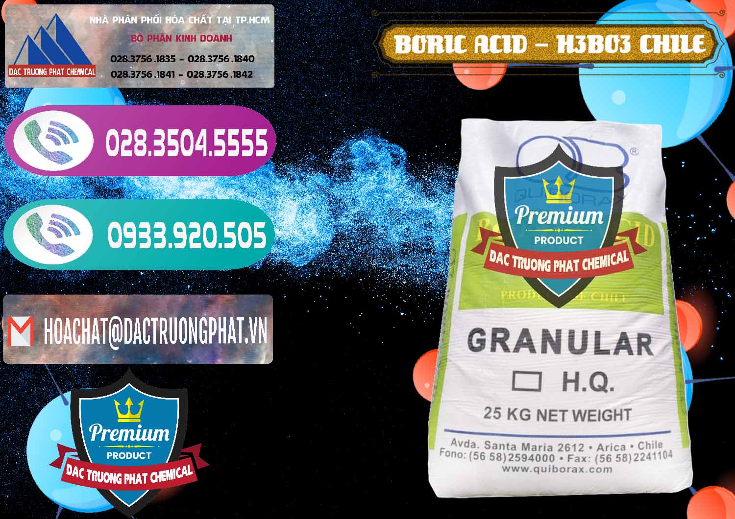 Công ty chuyên bán - cung cấp Acid Boric – Axit Boric H3BO3 99% Quiborax Chile - 0281 - Nhà nhập khẩu _ cung cấp hóa chất tại TP.HCM - hoachatxulynuoc.com