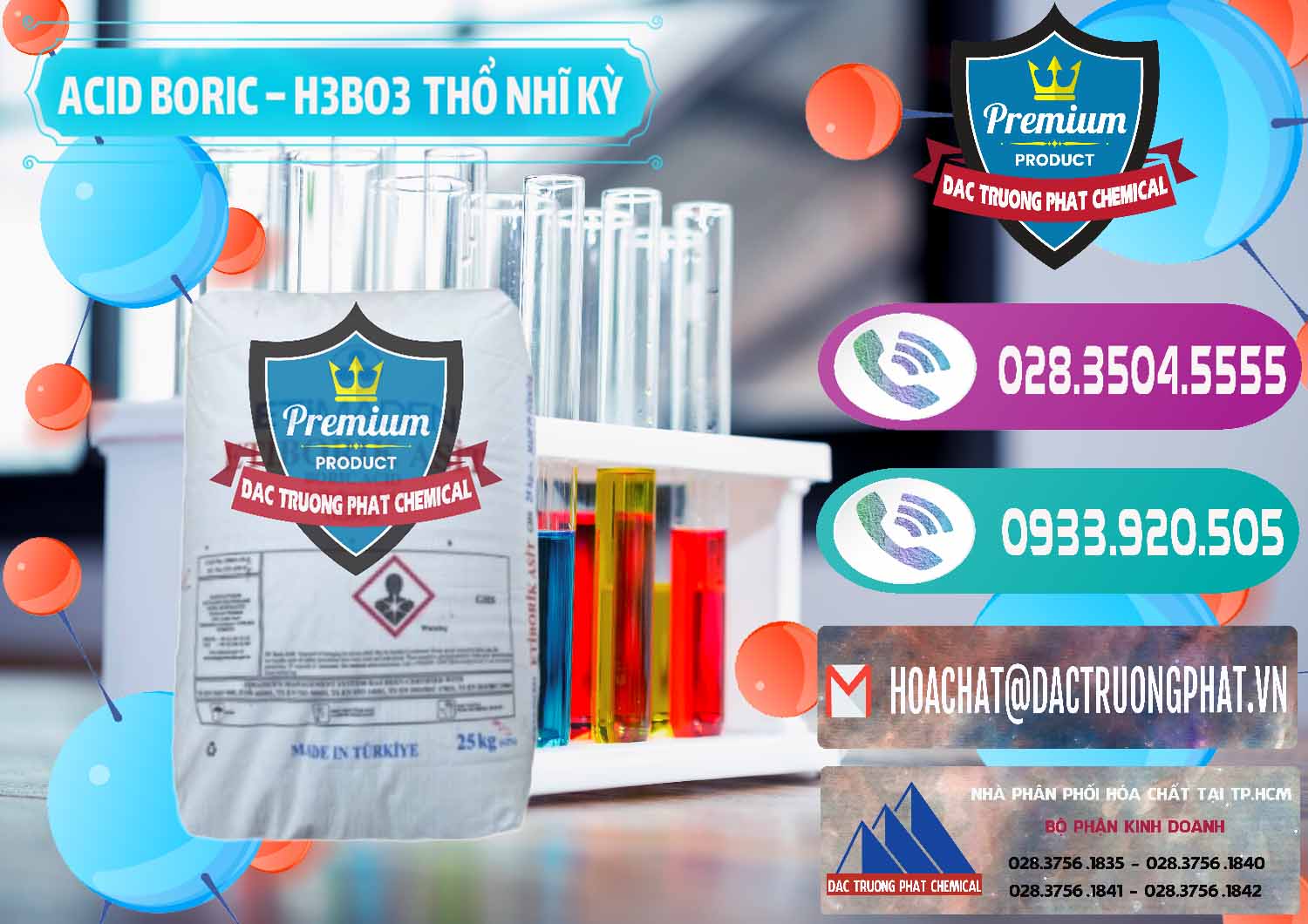 Đơn vị chuyên cung cấp & bán Acid Boric – Axit Boric H3BO3 Etimaden Thổ Nhĩ Kỳ Turkey - 0369 - Công ty chuyên cung cấp và bán hóa chất tại TP.HCM - hoachatxulynuoc.com