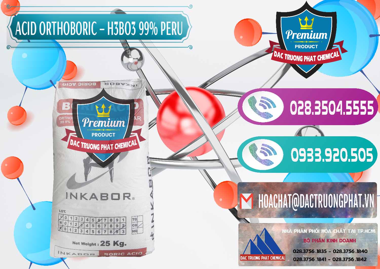 Đơn vị chuyên bán ( cung cấp ) Acid Boric – Axit Boric H3BO3 99% Inkabor Peru - 0280 - Công ty bán và phân phối hóa chất tại TP.HCM - hoachatxulynuoc.com