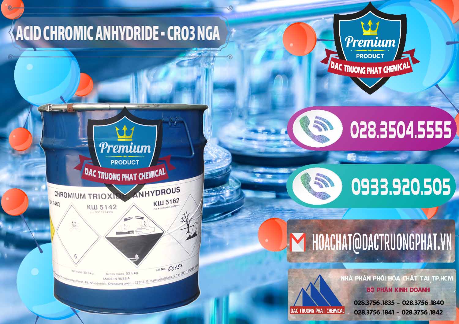 Phân phối _ bán Acid Chromic Anhydride - Cromic CRO3 Nga Russia - 0006 - Công ty chuyên bán và cung cấp hóa chất tại TP.HCM - hoachatxulynuoc.com
