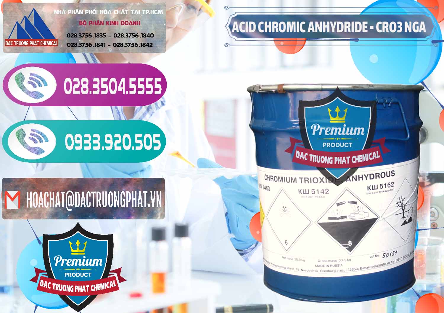 Công ty nhập khẩu ( bán ) Acid Chromic Anhydride - Cromic CRO3 Nga Russia - 0006 - Nhà cung cấp _ bán hóa chất tại TP.HCM - hoachatxulynuoc.com