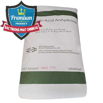 Cty nhập khẩu ( bán ) Acid Citric - Axit Citric Anhydrous - Thái Lan Niran - 0231 - Đơn vị bán và cung cấp hóa chất tại TP.HCM - hoachatxulynuoc.com