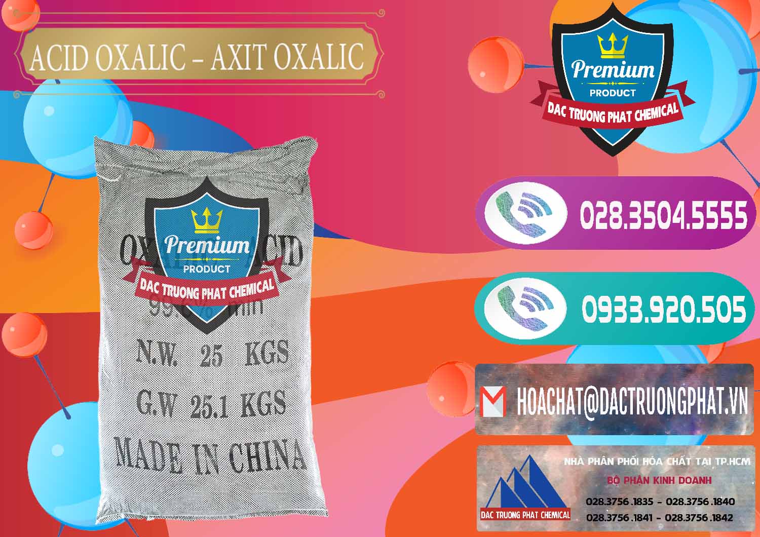 Công ty chuyên cung ứng ( bán ) Acid Oxalic – Axit Oxalic 99.6% Trung Quốc China - 0014 - Nơi chuyên bán _ phân phối hóa chất tại TP.HCM - hoachatxulynuoc.com