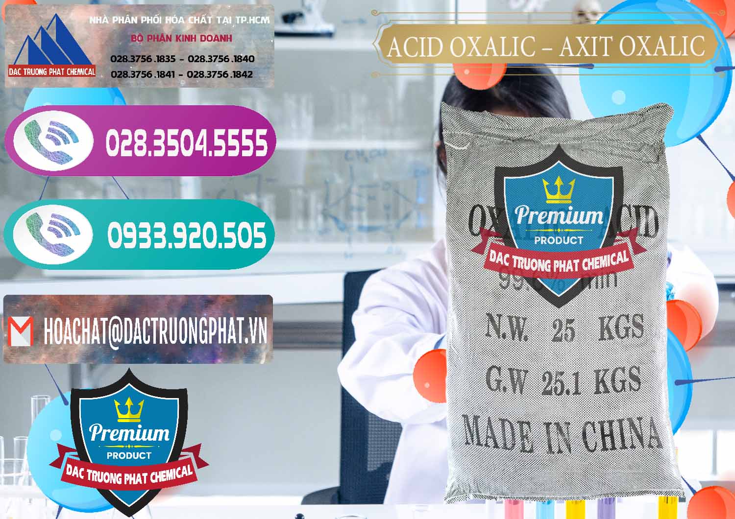Đơn vị chuyên phân phối & bán Acid Oxalic – Axit Oxalic 99.6% Trung Quốc China - 0014 - Phân phối ( kinh doanh ) hóa chất tại TP.HCM - hoachatxulynuoc.com