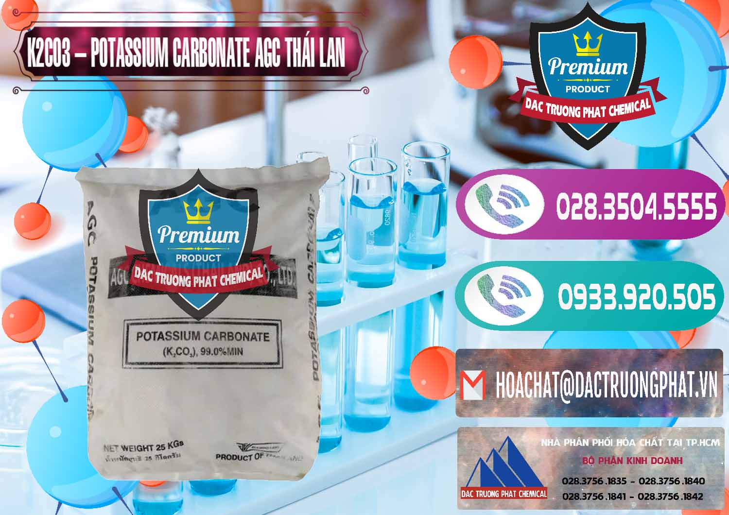 Phân phối ( bán ) K2Co3 – Potassium Carbonate AGC Thái Lan Thailand - 0471 - Nơi chuyên bán ( cung cấp ) hóa chất tại TP.HCM - hoachatxulynuoc.com