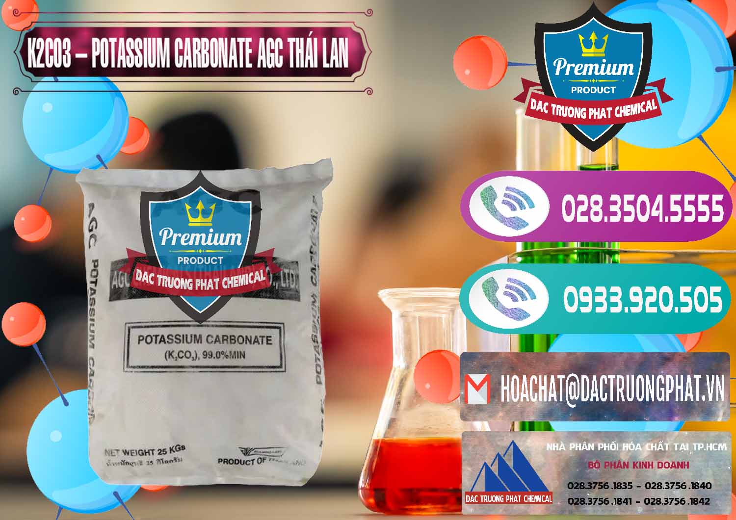 Nơi bán ( cung ứng ) K2Co3 – Potassium Carbonate AGC Thái Lan Thailand - 0471 - Đơn vị chuyên kinh doanh & cung cấp hóa chất tại TP.HCM - hoachatxulynuoc.com