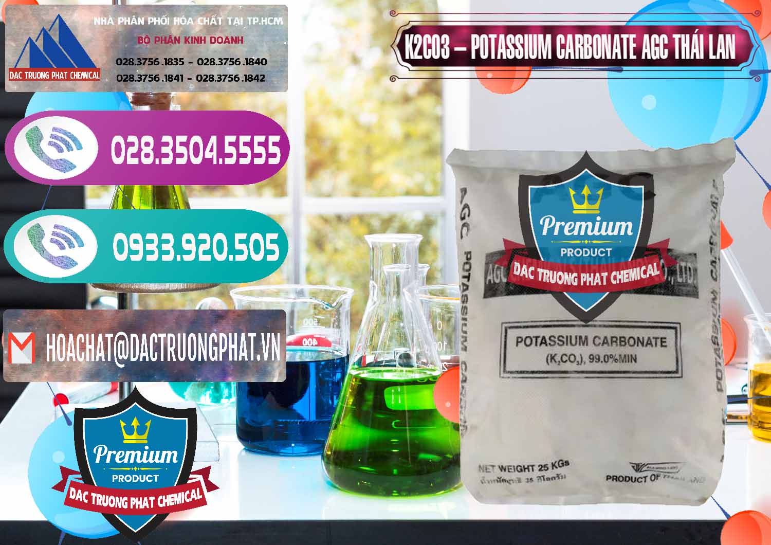 Công ty nhập khẩu & bán K2Co3 – Potassium Carbonate AGC Thái Lan Thailand - 0471 - Cty cung cấp & phân phối hóa chất tại TP.HCM - hoachatxulynuoc.com