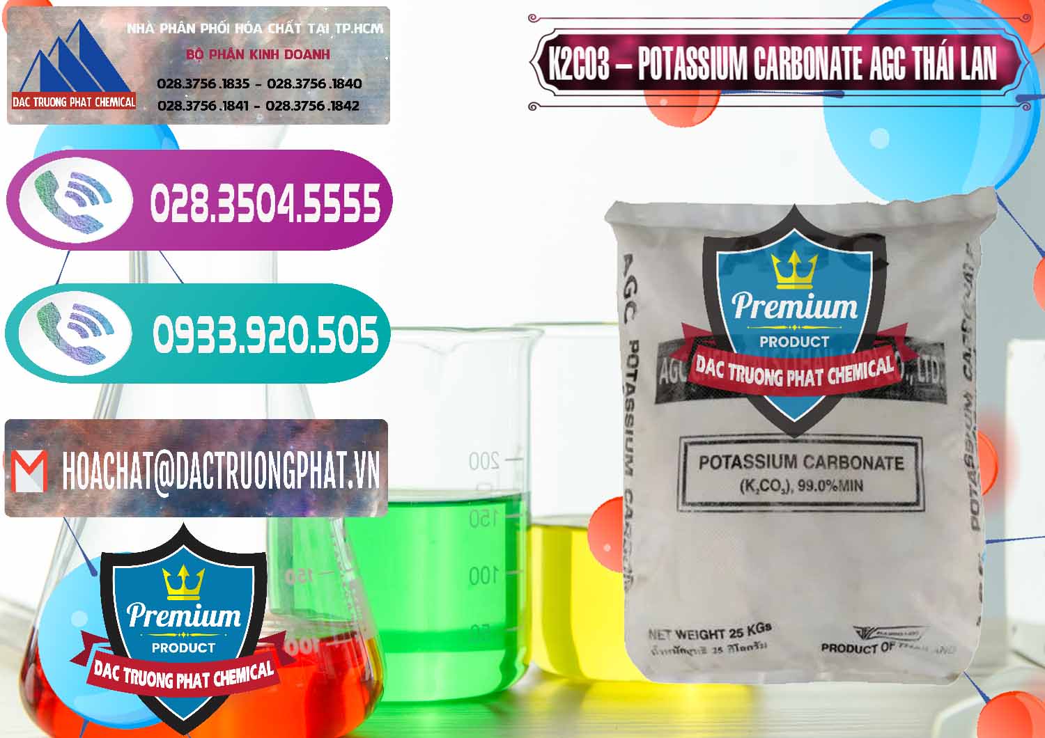 Chuyên bán _ phân phối K2Co3 – Potassium Carbonate AGC Thái Lan Thailand - 0471 - Đơn vị phân phối - cung cấp hóa chất tại TP.HCM - hoachatxulynuoc.com