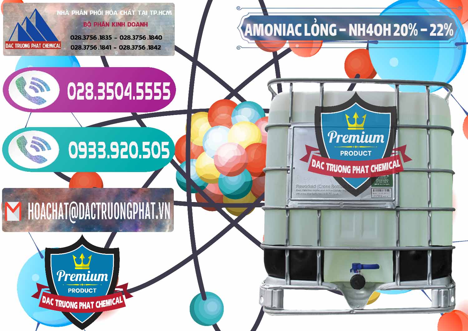 Công ty bán ( cung ứng ) Amoniac Lỏng – NH4OH 20% – 22% Việt Nam - 0185 - Cty phân phối ( bán ) hóa chất tại TP.HCM - hoachatxulynuoc.com