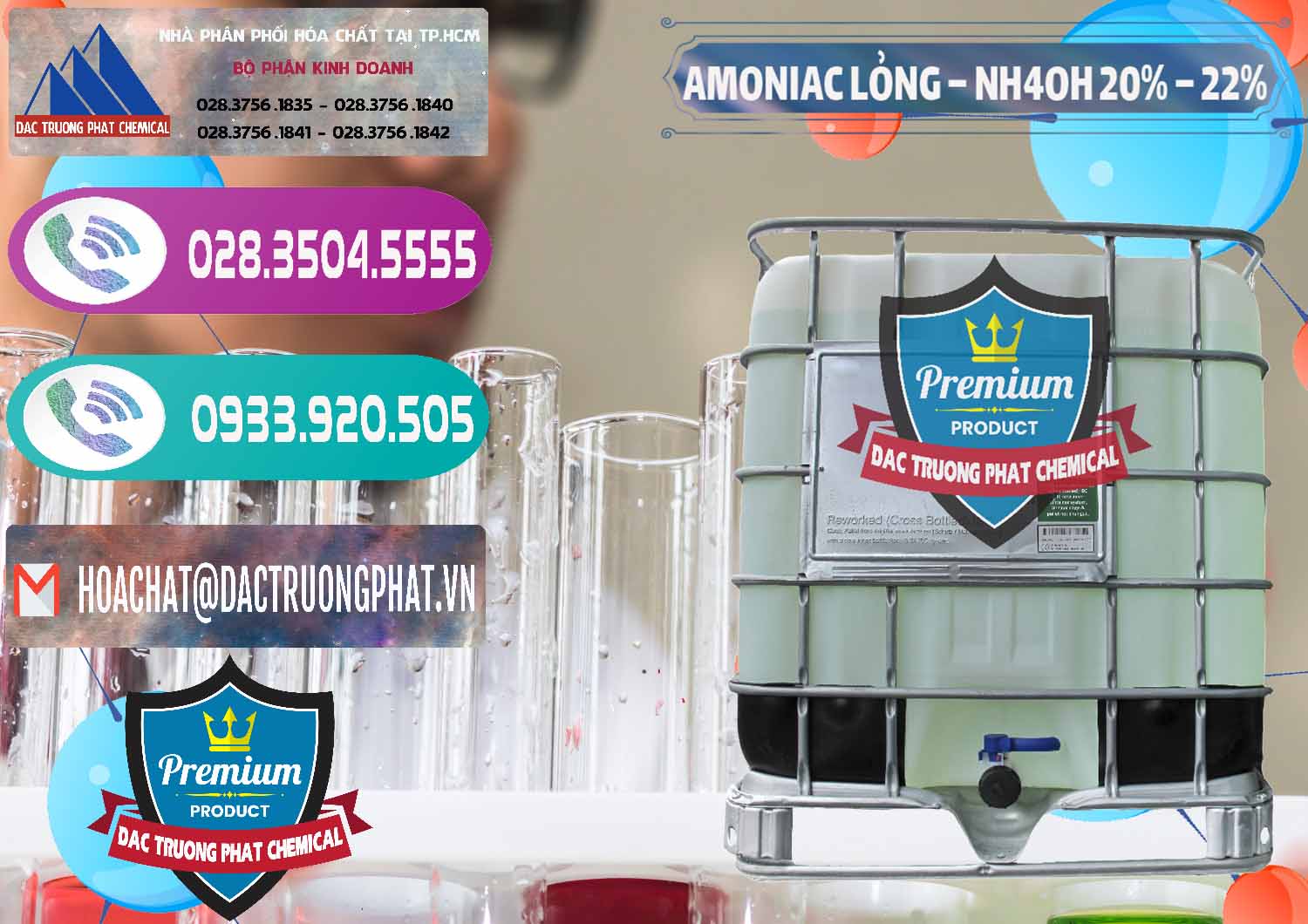 Cty phân phối và cung ứng Amoniac Lỏng – NH4OH 20% – 22% Việt Nam - 0185 - Đơn vị bán và cung cấp hóa chất tại TP.HCM - hoachatxulynuoc.com