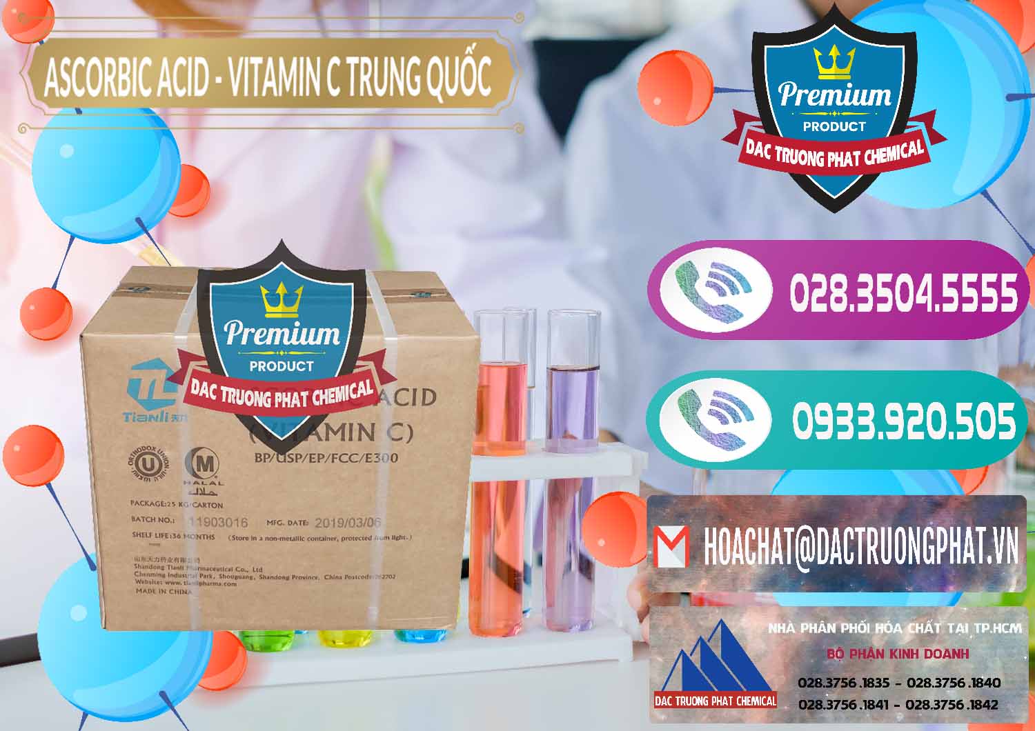 Nơi cung cấp _ bán Axit Ascorbic - Vitamin C Trung Quốc China - 0309 - Nơi bán và phân phối hóa chất tại TP.HCM - hoachatxulynuoc.com