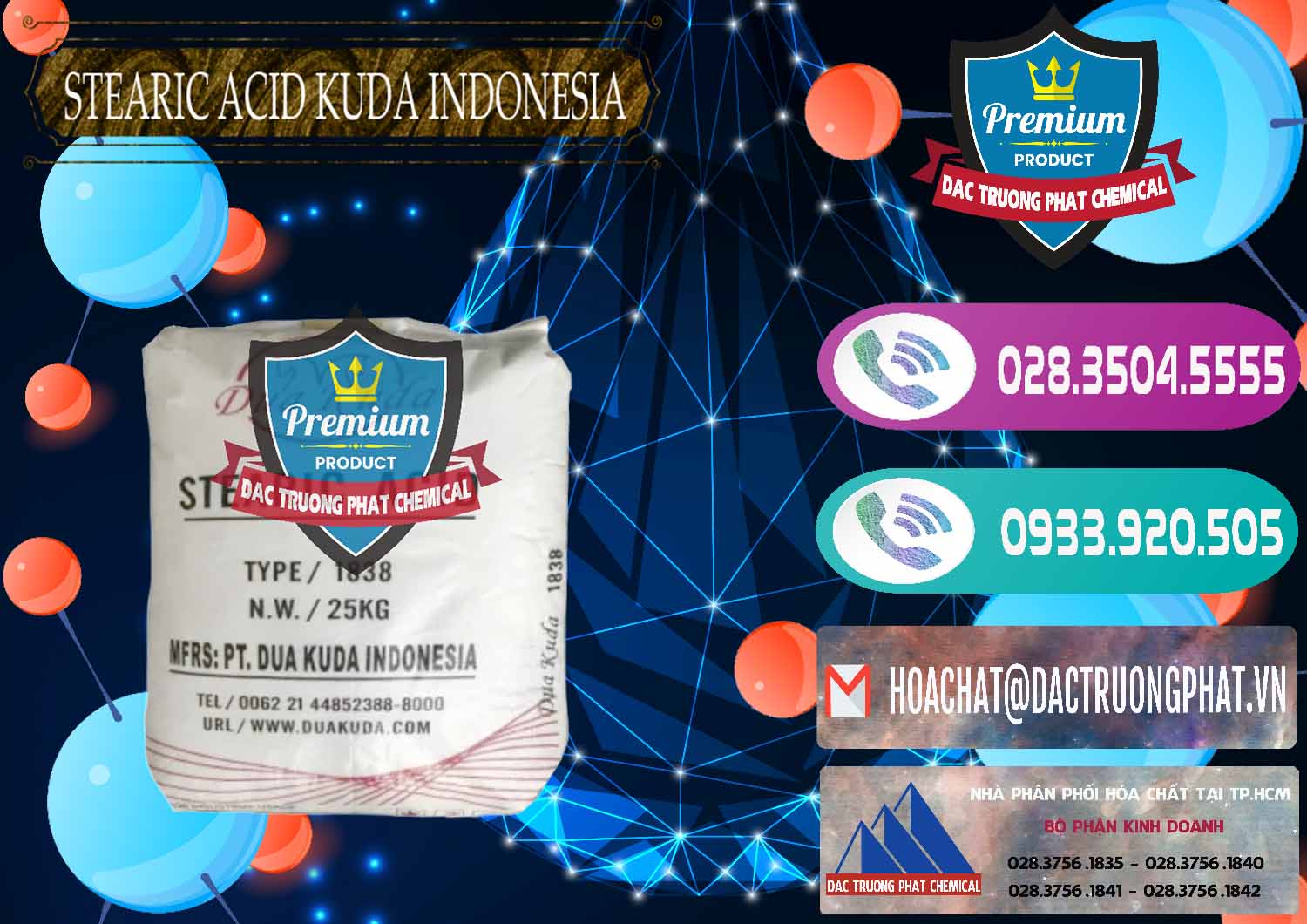 Công ty bán & phân phối Axit Stearic - Stearic Acid Dua Kuda Indonesia - 0388 - Nhà phân phối và cung ứng hóa chất tại TP.HCM - hoachatxulynuoc.com