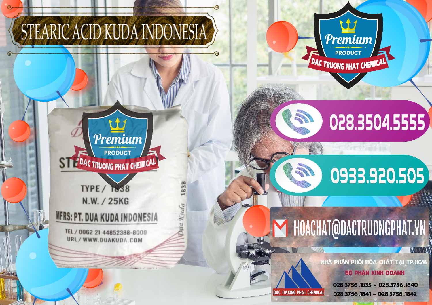 Đơn vị kinh doanh ( bán ) Axit Stearic - Stearic Acid Dua Kuda Indonesia - 0388 - Nhà phân phối ( cung cấp ) hóa chất tại TP.HCM - hoachatxulynuoc.com
