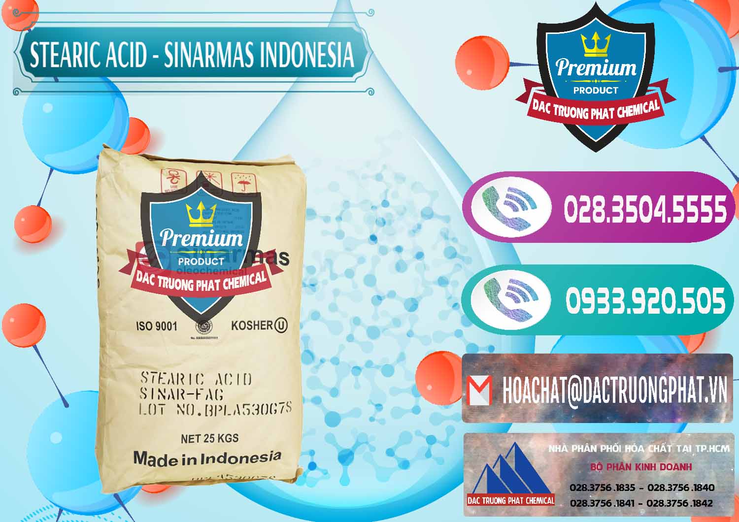 Công ty bán & cung cấp Axit Stearic - Stearic Acid Sinarmas Indonesia - 0389 - Công ty chuyên nhập khẩu ( cung cấp ) hóa chất tại TP.HCM - hoachatxulynuoc.com