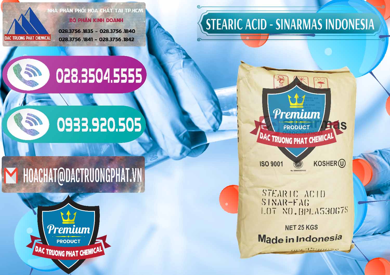 Công ty cung ứng ( bán ) Axit Stearic - Stearic Acid Sinarmas Indonesia - 0389 - Nơi chuyên cung ứng _ phân phối hóa chất tại TP.HCM - hoachatxulynuoc.com
