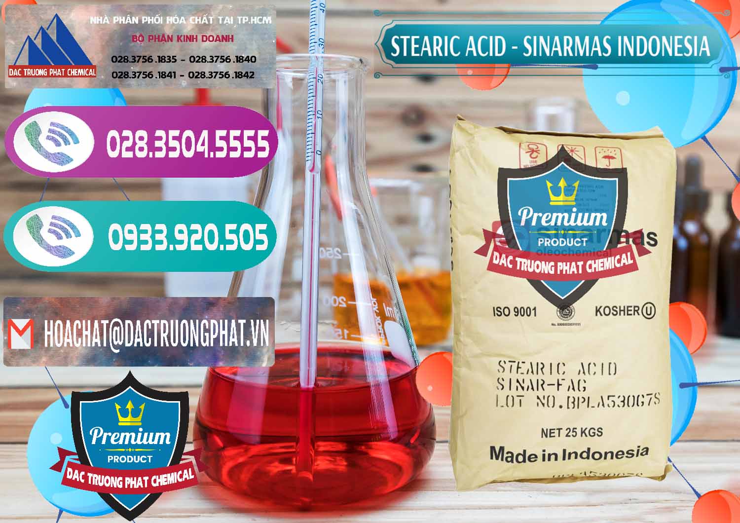 Kinh doanh & bán Axit Stearic - Stearic Acid Sinarmas Indonesia - 0389 - Phân phối ( cung ứng ) hóa chất tại TP.HCM - hoachatxulynuoc.com