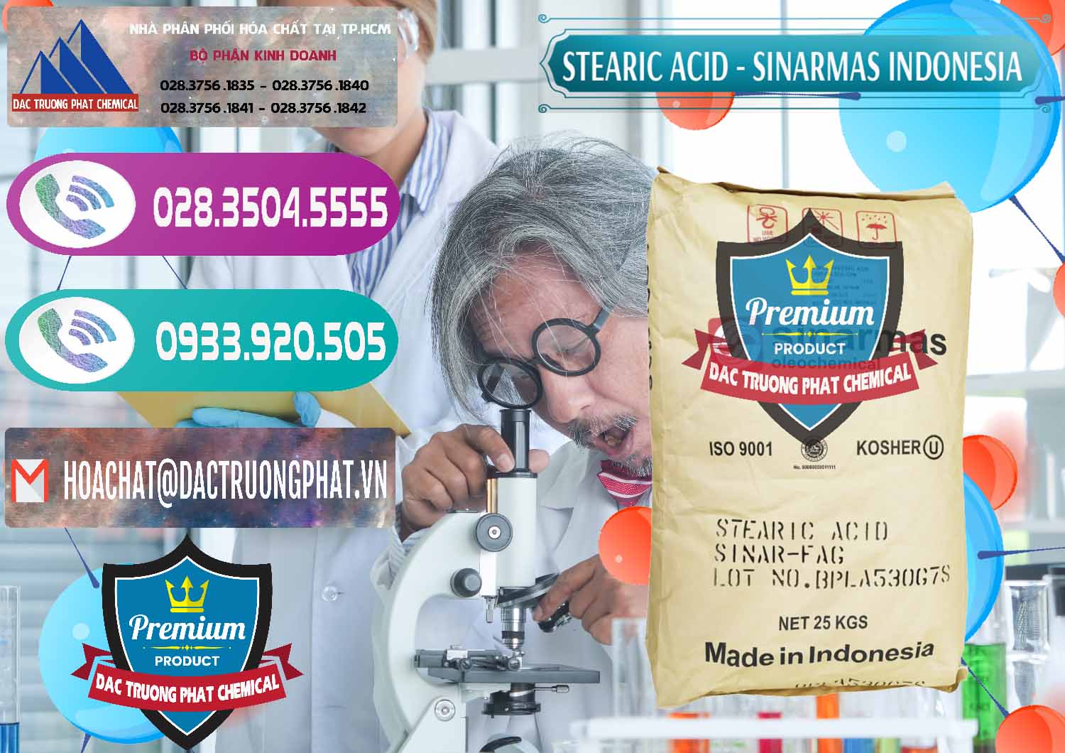 Cung ứng & bán Axit Stearic - Stearic Acid Sinarmas Indonesia - 0389 - Công ty cung cấp & phân phối hóa chất tại TP.HCM - hoachatxulynuoc.com