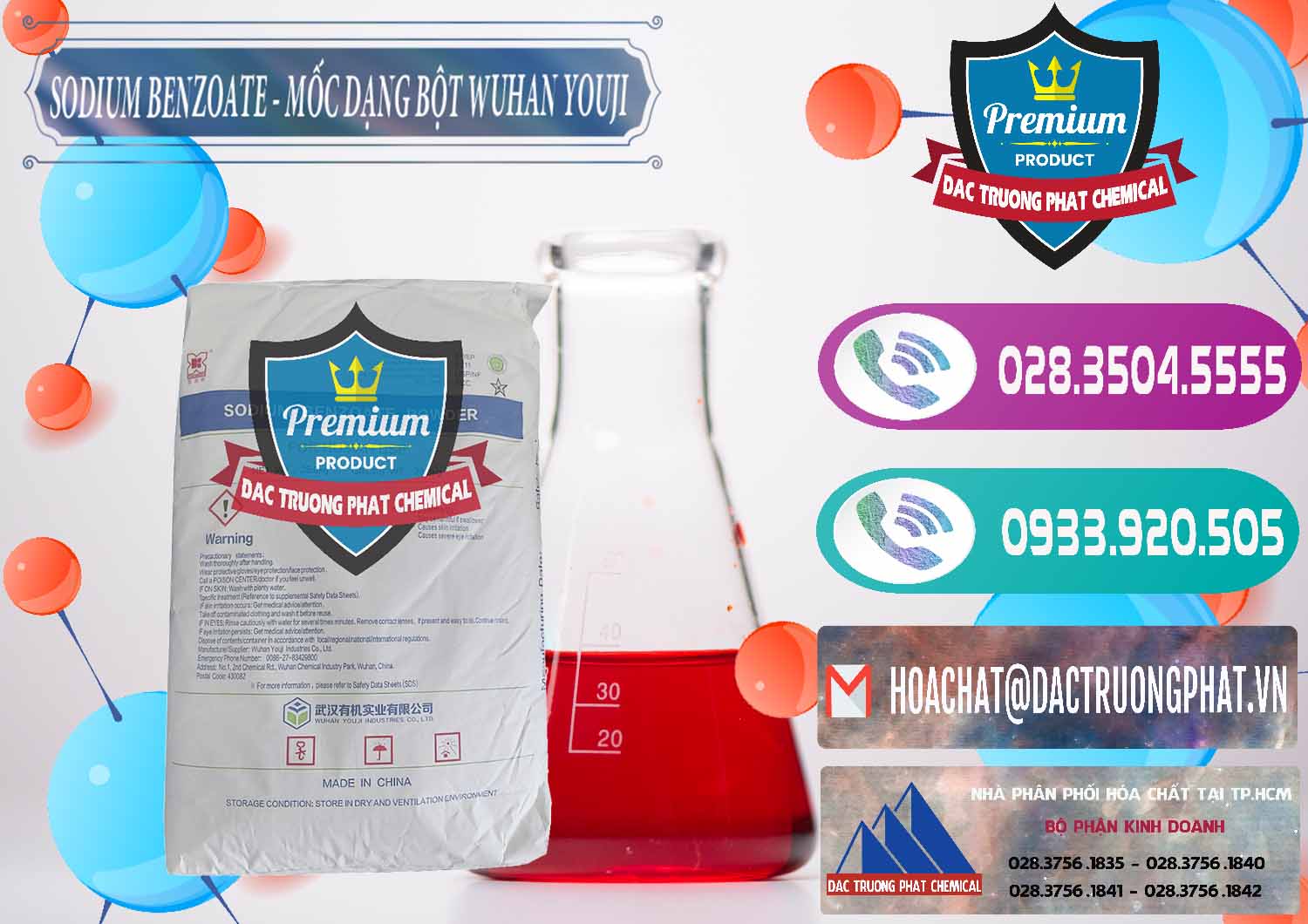 Chuyên cung cấp _ bán Sodium Benzoate - Mốc Dạng Bột Food Grade Wuhan Youji Trung Quốc China - 0275 - Cty cung ứng ( phân phối ) hóa chất tại TP.HCM - hoachatxulynuoc.com