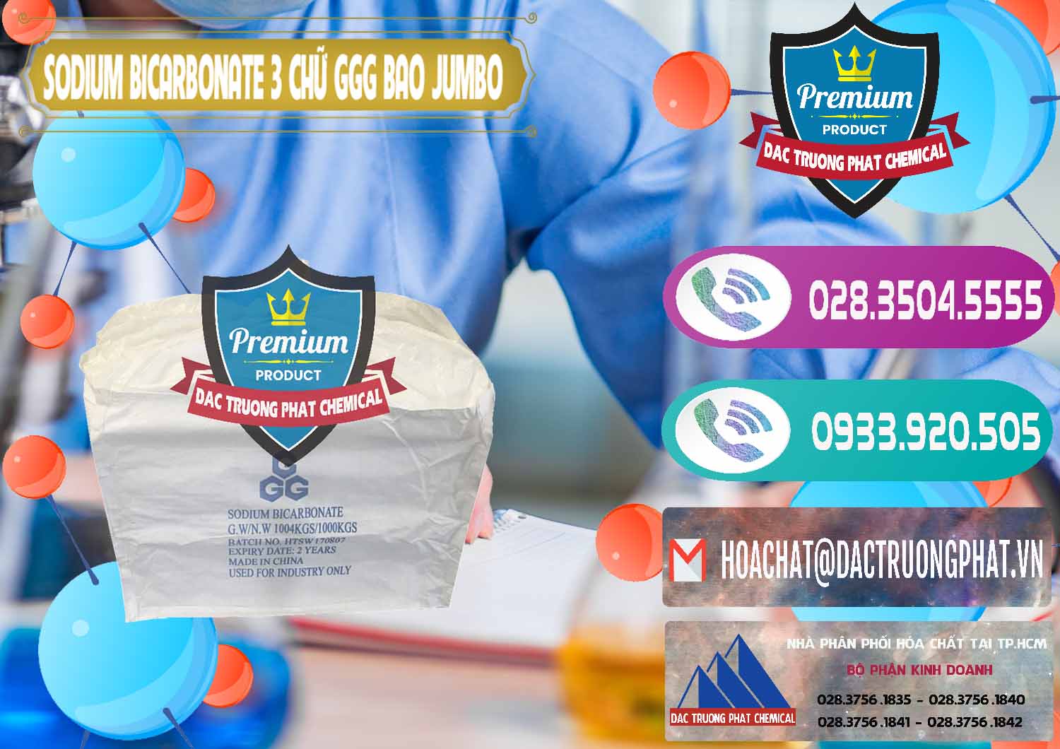 Đơn vị chuyên cung cấp ( bán ) Sodium Bicarbonate – Bicar NaHCO3 Food Grade 3 Chữ GGG Bao Jumbo ( Bành ) Trung Quốc China - 0260 - Nhập khẩu & phân phối hóa chất tại TP.HCM - hoachatxulynuoc.com