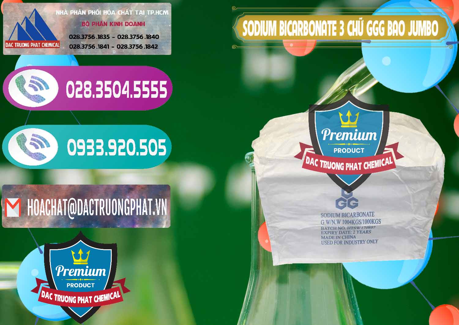 Nơi chuyên phân phối và bán Sodium Bicarbonate – Bicar NaHCO3 Food Grade 3 Chữ GGG Bao Jumbo ( Bành ) Trung Quốc China - 0260 - Nơi chuyên phân phối - cung ứng hóa chất tại TP.HCM - hoachatxulynuoc.com