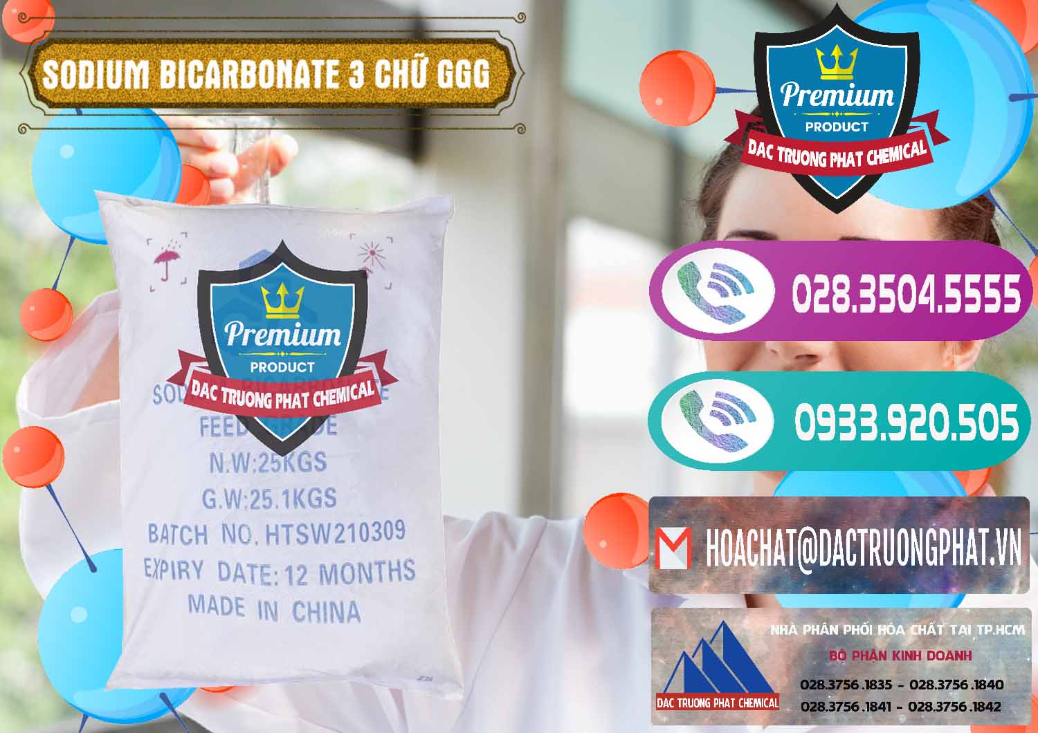 Cty phân phối _ bán Sodium Bicarbonate – Bicar NaHCO3 Food Grade 3 Chữ GGG Trung Quốc China - 0259 - Đơn vị chuyên kinh doanh ( phân phối ) hóa chất tại TP.HCM - hoachatxulynuoc.com
