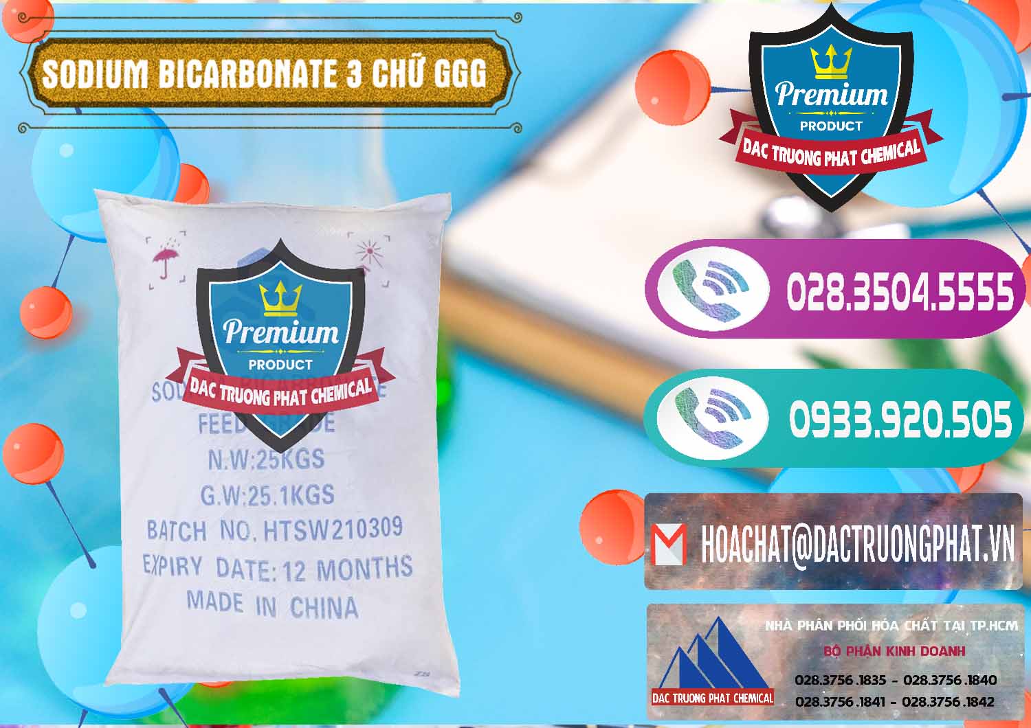 Đơn vị cung ứng và bán Sodium Bicarbonate – Bicar NaHCO3 Food Grade 3 Chữ GGG Trung Quốc China - 0259 - Chuyên bán và phân phối hóa chất tại TP.HCM - hoachatxulynuoc.com