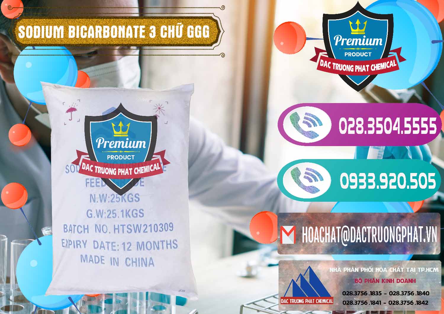Cty chuyên bán và cung ứng Sodium Bicarbonate – Bicar NaHCO3 Food Grade 3 Chữ GGG Trung Quốc China - 0259 - Cung cấp _ kinh doanh hóa chất tại TP.HCM - hoachatxulynuoc.com