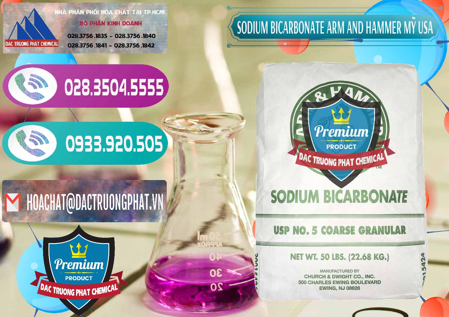 Công ty chuyên bán và cung ứng Sodium Bicarbonate – Bicar NaHCO3 Food Grade Arm And Hammer Mỹ USA - 0255 - Chuyên cung ứng & phân phối hóa chất tại TP.HCM - hoachatxulynuoc.com