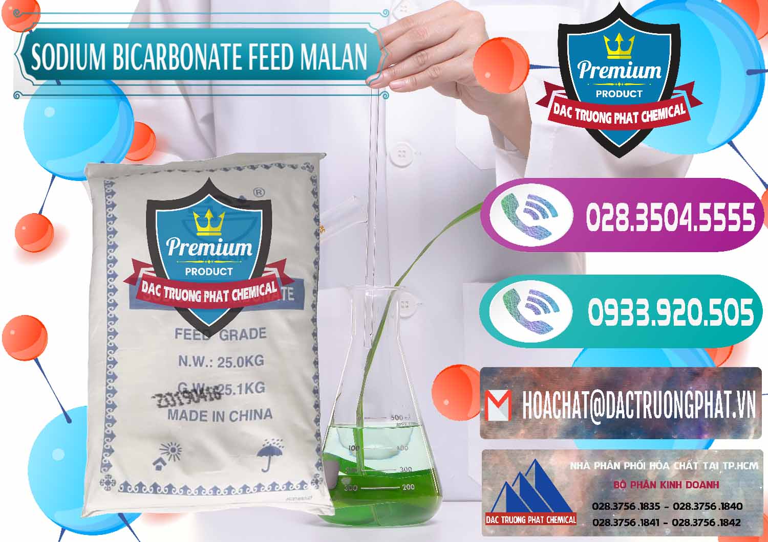 Cty phân phối - bán Sodium Bicarbonate – Bicar NaHCO3 Feed Grade Malan Trung Quốc China - 0262 - Chuyên nhập khẩu và phân phối hóa chất tại TP.HCM - hoachatxulynuoc.com