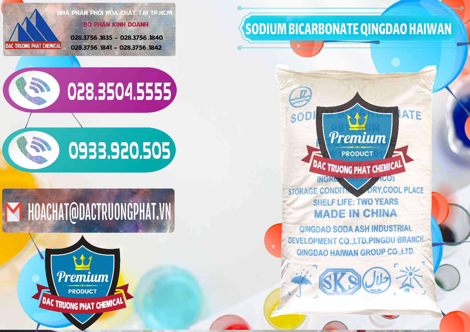 Cty nhập khẩu ( bán ) Sodium Bicarbonate – Bicar NaHCO3 Food Grade Qingdao Haiwan Trung Quốc China - 0258 - Phân phối & nhập khẩu hóa chất tại TP.HCM - hoachatxulynuoc.com