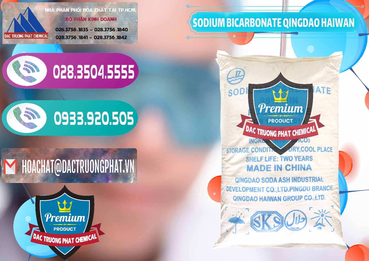 Đơn vị chuyên bán ( cung ứng ) Sodium Bicarbonate – Bicar NaHCO3 Food Grade Qingdao Haiwan Trung Quốc China - 0258 - Cty cung cấp & kinh doanh hóa chất tại TP.HCM - hoachatxulynuoc.com