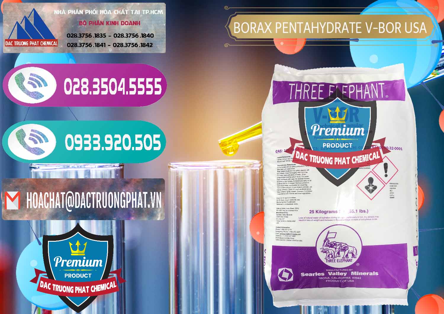Chuyên bán _ cung cấp Borax Pentahydrate NA2B4O7.5H2O Mỹ V-Bor Usa - 0035 - Cty cung cấp và phân phối hóa chất tại TP.HCM - hoachatxulynuoc.com