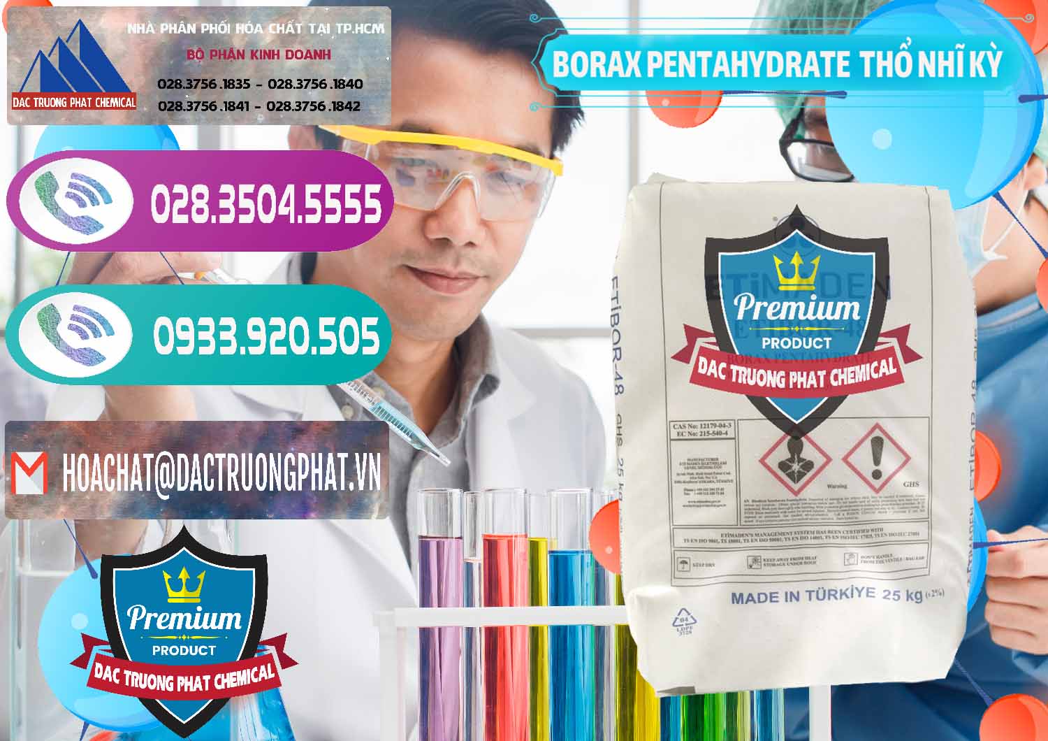 Công ty chuyên phân phối ( bán ) Borax Pentahydrate Thổ Nhĩ Kỳ Turkey - 0431 - Nơi phân phối & bán hóa chất tại TP.HCM - hoachatxulynuoc.com
