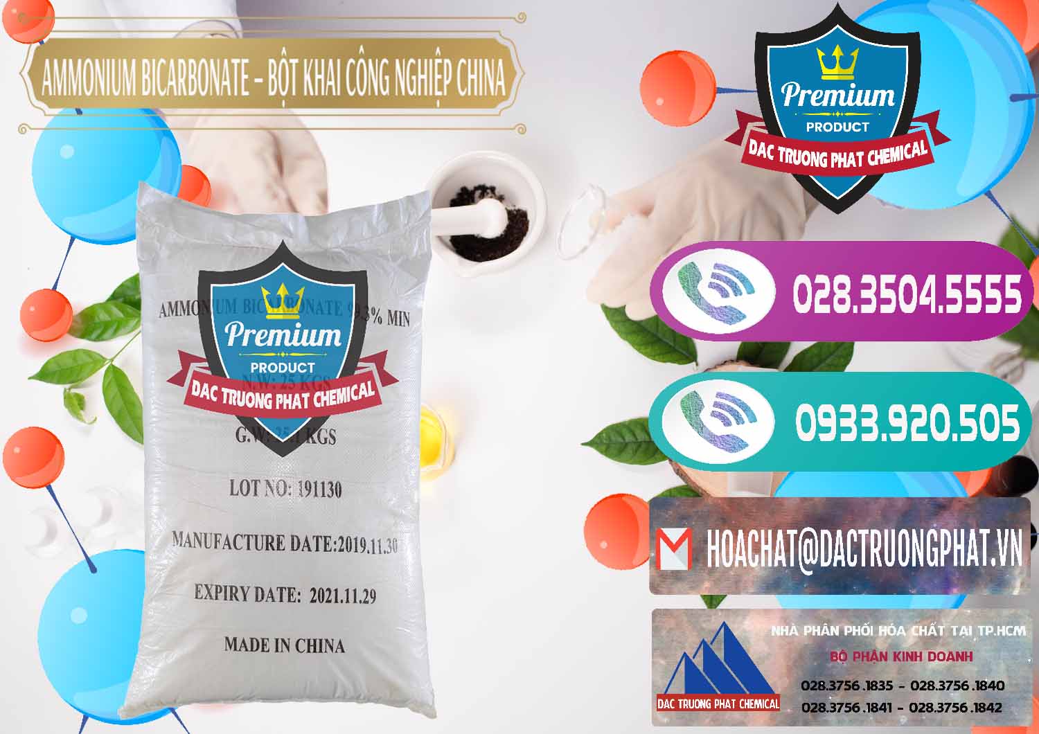 Nơi chuyên cung cấp & bán Ammonium Bicarbonate – Bột Khai Công Nghiệp Trung Quốc China - 0020 - Cty cung cấp _ nhập khẩu hóa chất tại TP.HCM - hoachatxulynuoc.com