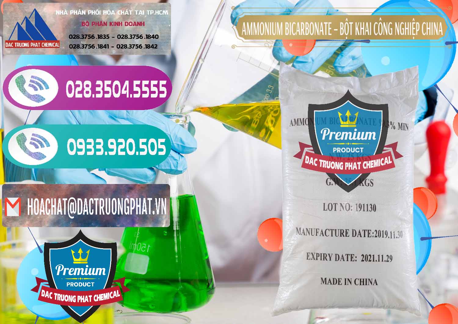 Bán ( cung cấp ) Ammonium Bicarbonate – Bột Khai Công Nghiệp Trung Quốc China - 0020 - Đơn vị phân phối ( cung cấp ) hóa chất tại TP.HCM - hoachatxulynuoc.com