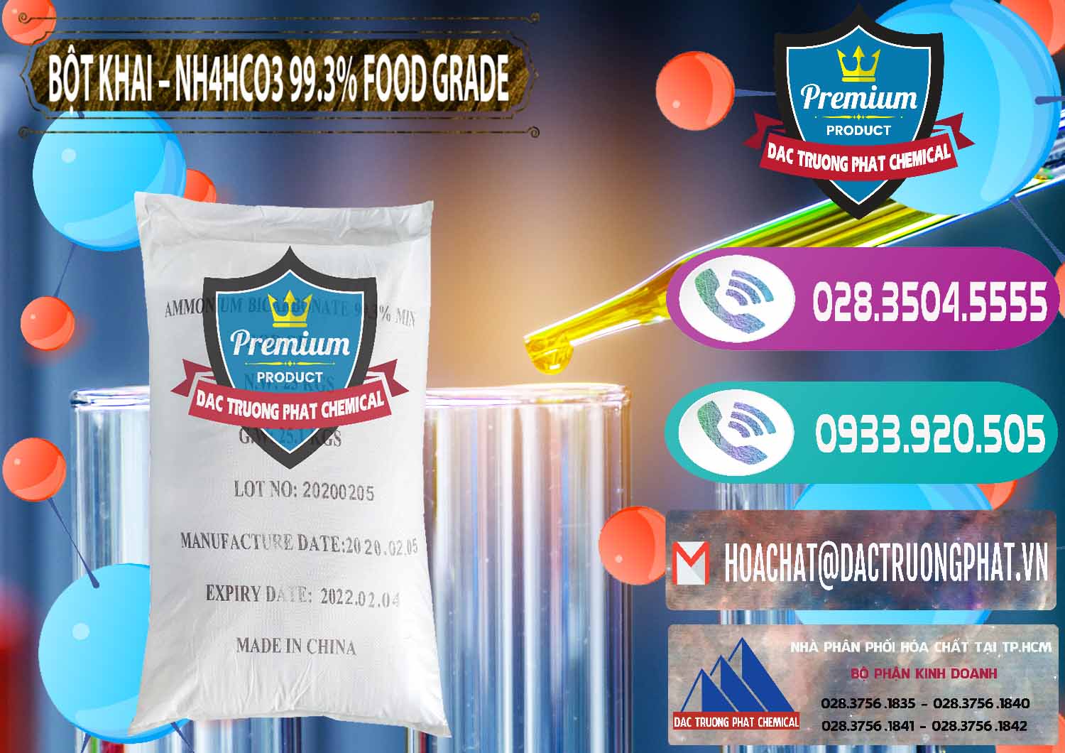 Nơi phân phối - bán Ammonium Bicarbonate – Bột Khai NH4HCO3 Food Grade Trung Quốc China - 0019 - Nhà phân phối & cung cấp hóa chất tại TP.HCM - hoachatxulynuoc.com