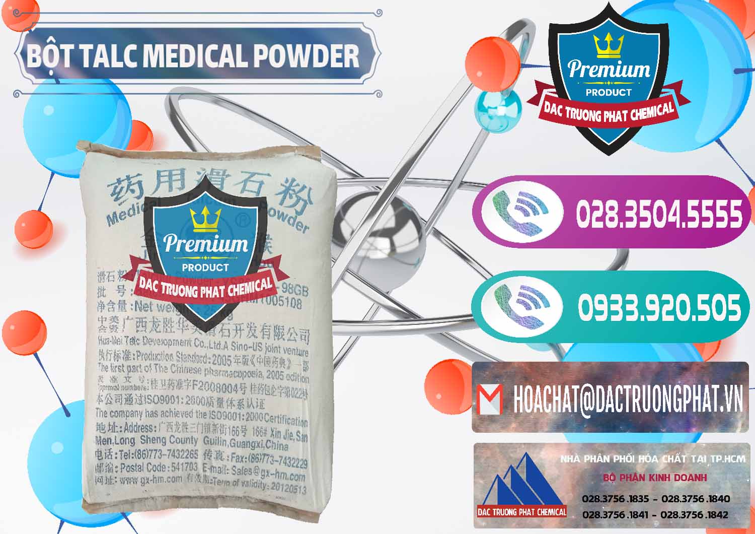 Nơi bán & phân phối Bột Talc Medical Powder Trung Quốc China - 0036 - Kinh doanh _ phân phối hóa chất tại TP.HCM - hoachatxulynuoc.com