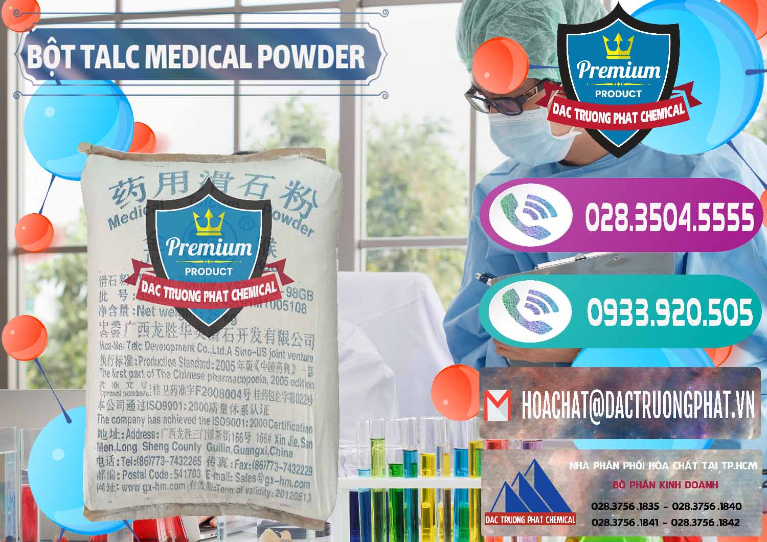 Công ty kinh doanh ( bán ) Bột Talc Medical Powder Trung Quốc China - 0036 - Công ty chuyên cung cấp ( nhập khẩu ) hóa chất tại TP.HCM - hoachatxulynuoc.com