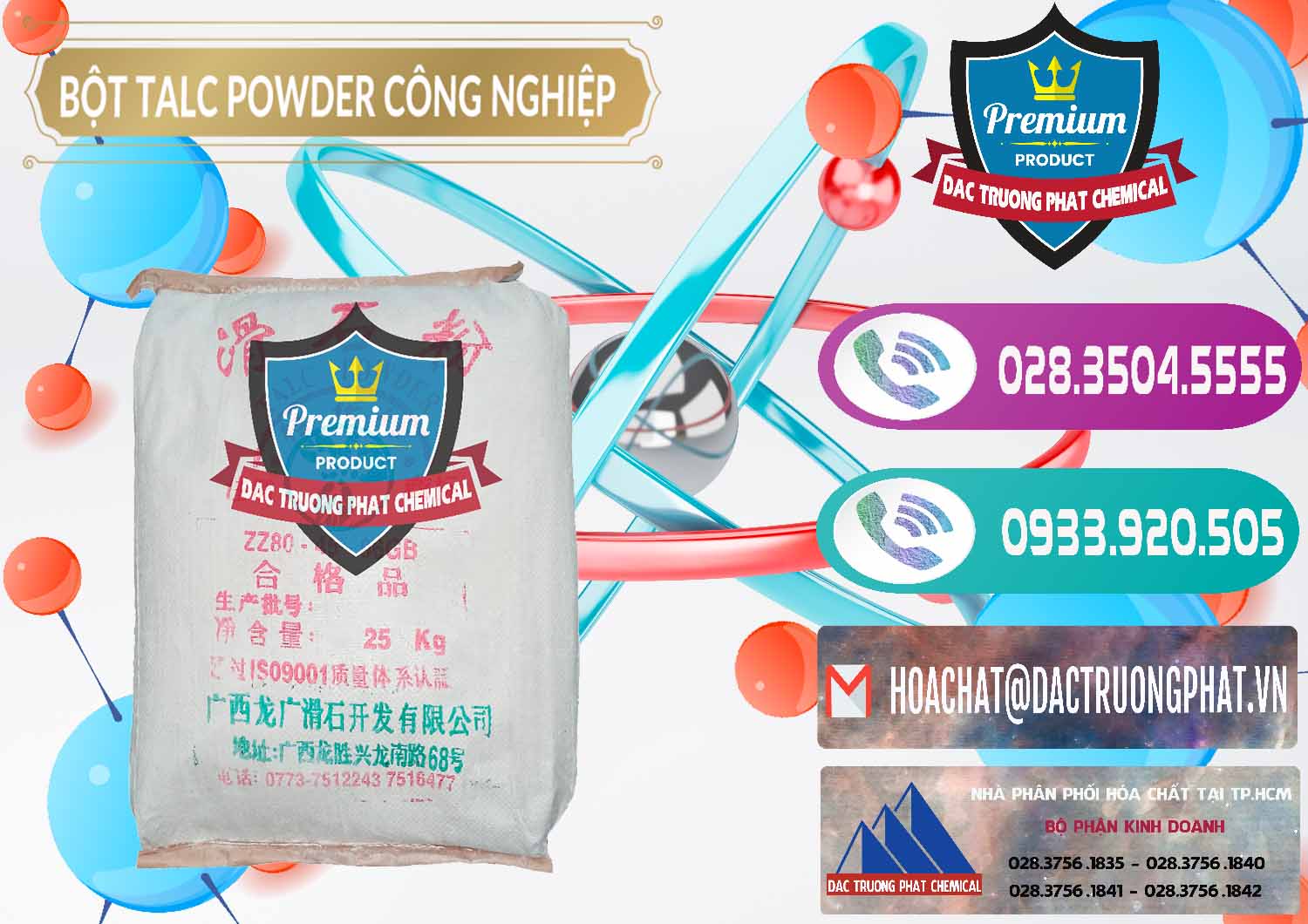 Cty nhập khẩu ( bán ) Bột Talc Powder Công Nghiệp Trung Quốc China - 0037 - Đơn vị chuyên phân phối & nhập khẩu hóa chất tại TP.HCM - hoachatxulynuoc.com