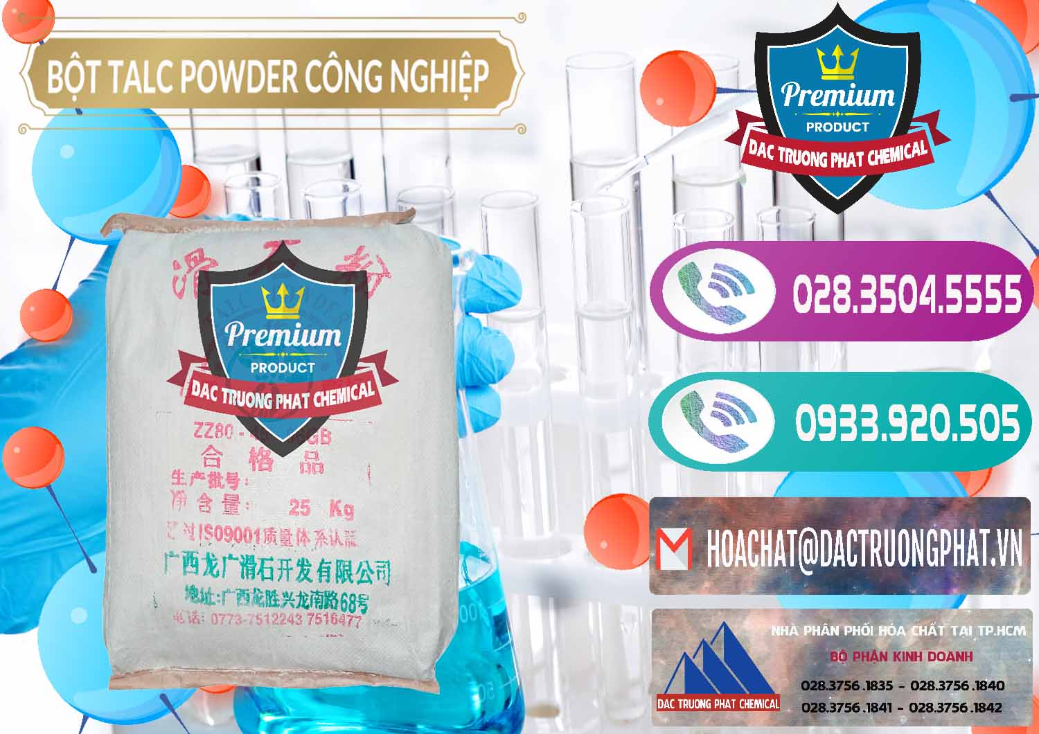 Nhà cung ứng & bán Bột Talc Powder Công Nghiệp Trung Quốc China - 0037 - Công ty bán - phân phối hóa chất tại TP.HCM - hoachatxulynuoc.com