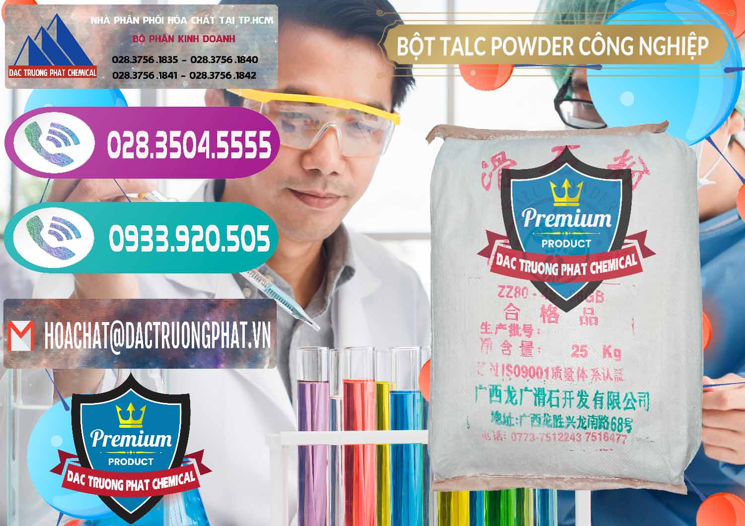 Chuyên nhập khẩu ( bán ) Bột Talc Powder Công Nghiệp Trung Quốc China - 0037 - Nơi nhập khẩu - cung cấp hóa chất tại TP.HCM - hoachatxulynuoc.com