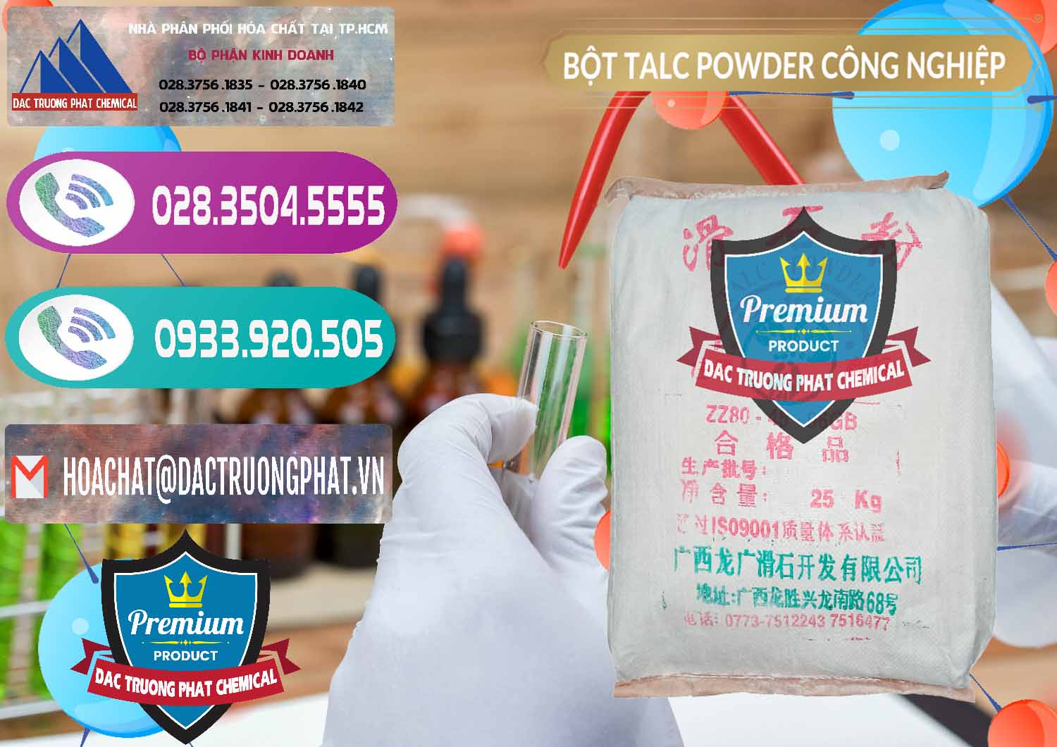 Nơi chuyên bán _ cung cấp Bột Talc Powder Công Nghiệp Trung Quốc China - 0037 - Nhà nhập khẩu - cung cấp hóa chất tại TP.HCM - hoachatxulynuoc.com