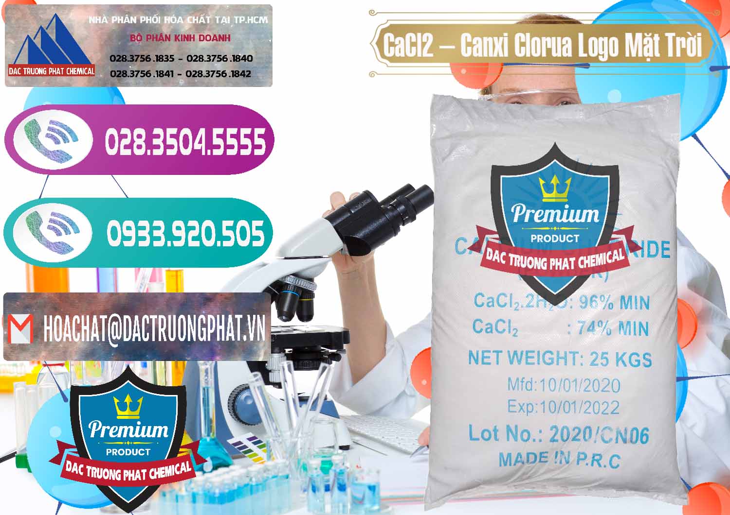 Nơi phân phối - bán CaCl2 – Canxi Clorua 96% Logo Mặt Trời Trung Quốc China - 0041 - Nơi cung cấp & phân phối hóa chất tại TP.HCM - hoachatxulynuoc.com