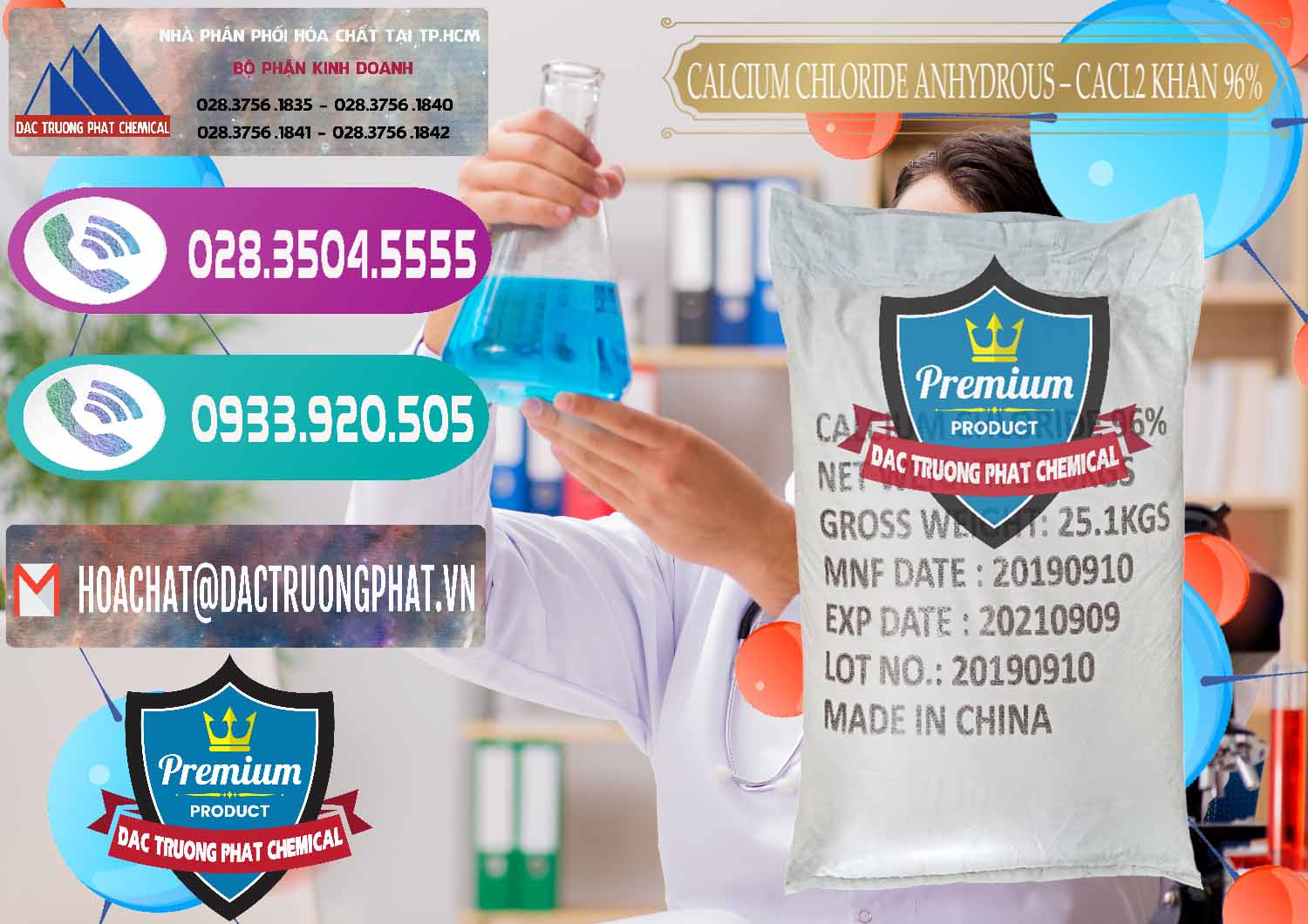Bán _ phân phối CaCl2 – Canxi Clorua Anhydrous Khan 96% Trung Quốc China - 0043 - Chuyên nhập khẩu và cung cấp hóa chất tại TP.HCM - hoachatxulynuoc.com