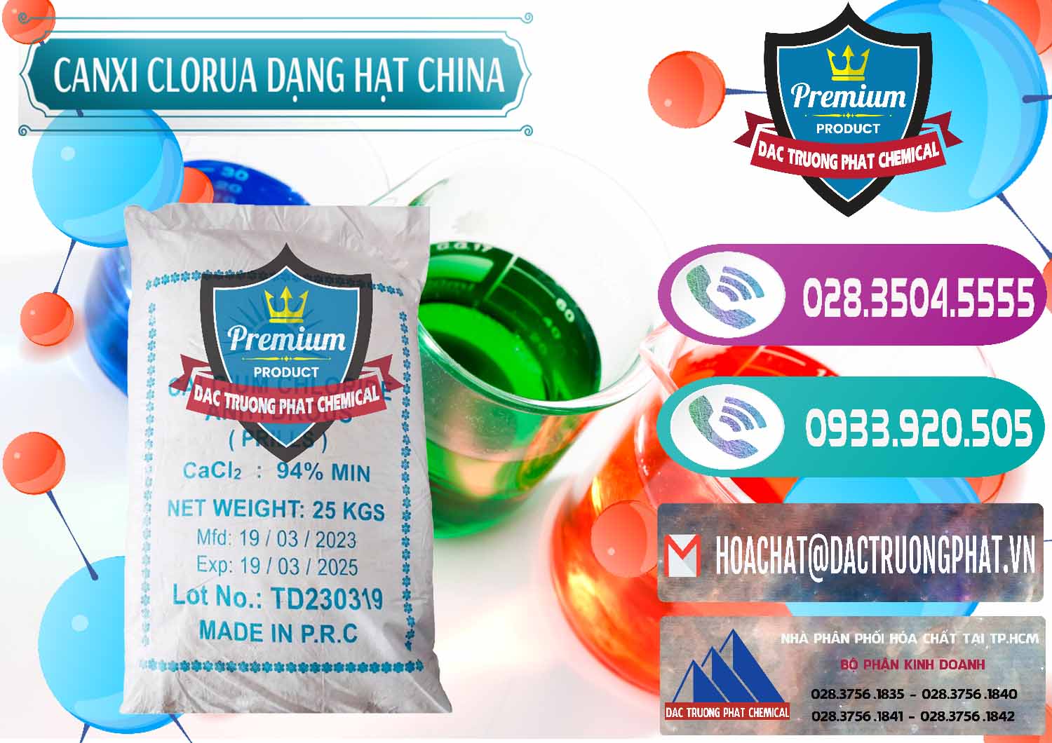 Cty bán ( cung cấp ) CaCl2 – Canxi Clorua 94% Dạng Hạt Trung Quốc China - 0373 - Chuyên cung cấp - bán hóa chất tại TP.HCM - hoachatxulynuoc.com