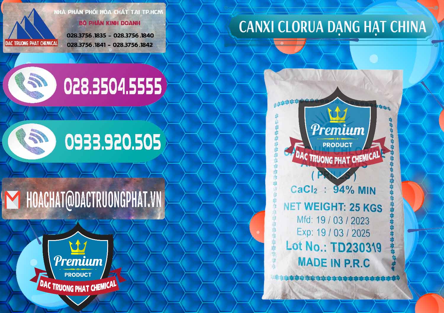 Chuyên bán & phân phối CaCl2 – Canxi Clorua 94% Dạng Hạt Trung Quốc China - 0373 - Nhà cung cấp & kinh doanh hóa chất tại TP.HCM - hoachatxulynuoc.com