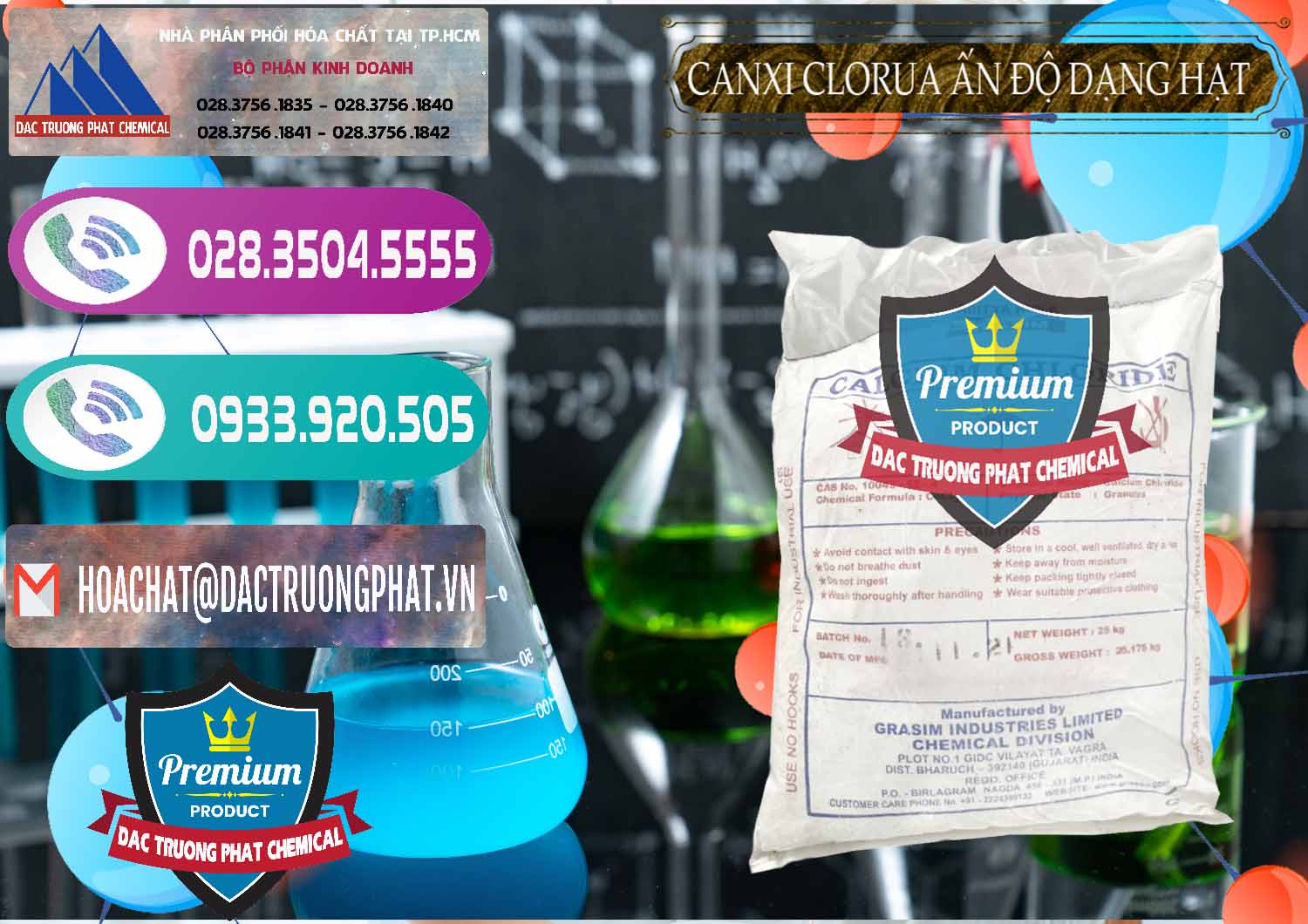 Bán & phân phối CaCl2 – Canxi Clorua Dạng Hạt Aditya Birla Grasim Ấn Độ India - 0418 - Nơi nhập khẩu _ cung cấp hóa chất tại TP.HCM - hoachatxulynuoc.com