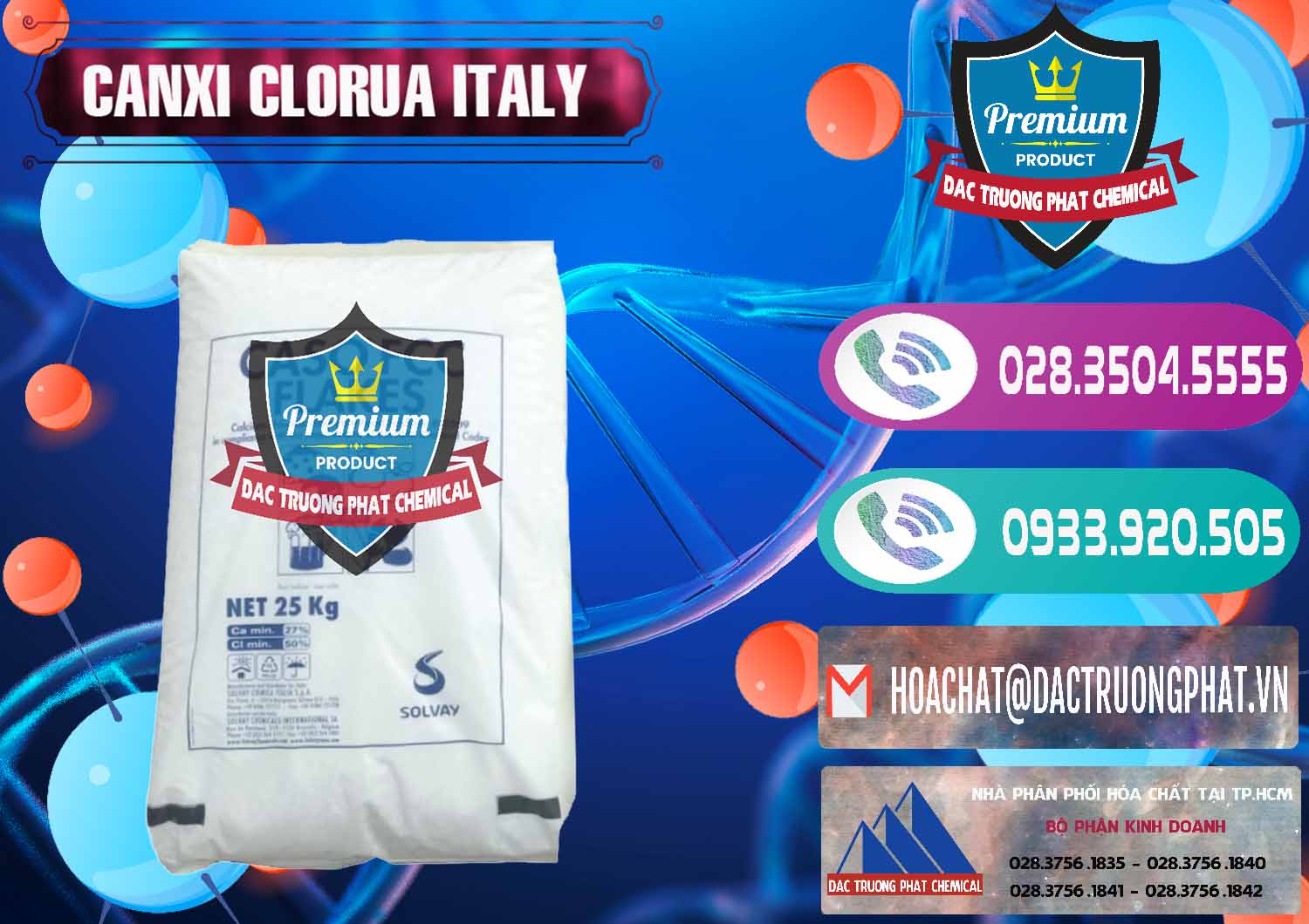 Nơi chuyên bán ( cung cấp ) CaCl2 – Canxi Clorua Food Grade Ý Italy - 0435 - Đơn vị chuyên cung cấp ( bán ) hóa chất tại TP.HCM - hoachatxulynuoc.com